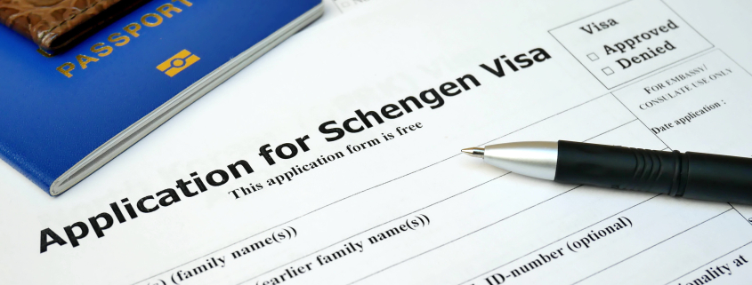 Application,Form,For,Schengen,Visa,To,Travel,Or,Immigration.,Visa