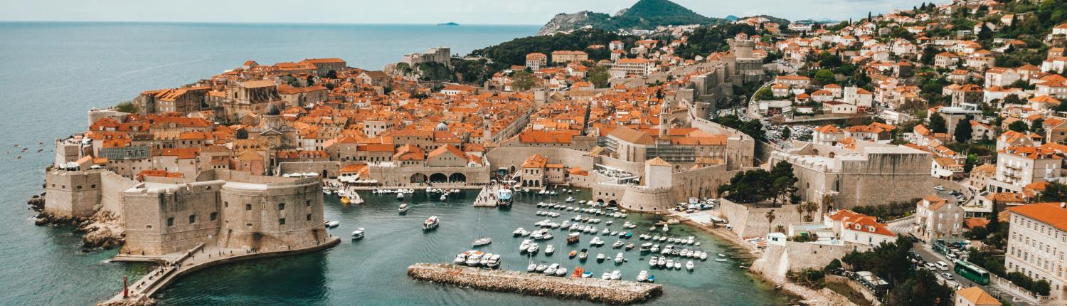 A view of the Old Town of Dubrovnik, Croatia